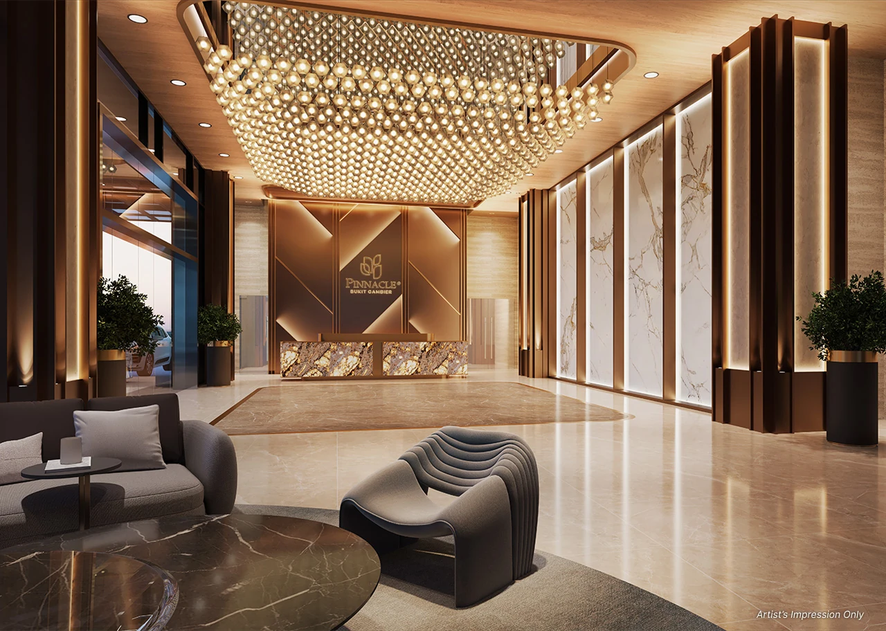 Pinnacle Bukit Gambier 画家构想图 · 迎宾大堂